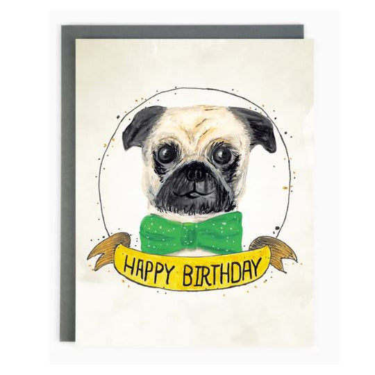 Birthday Pug Card