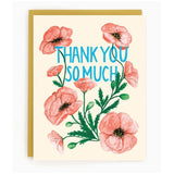 Thank You Poppies Card