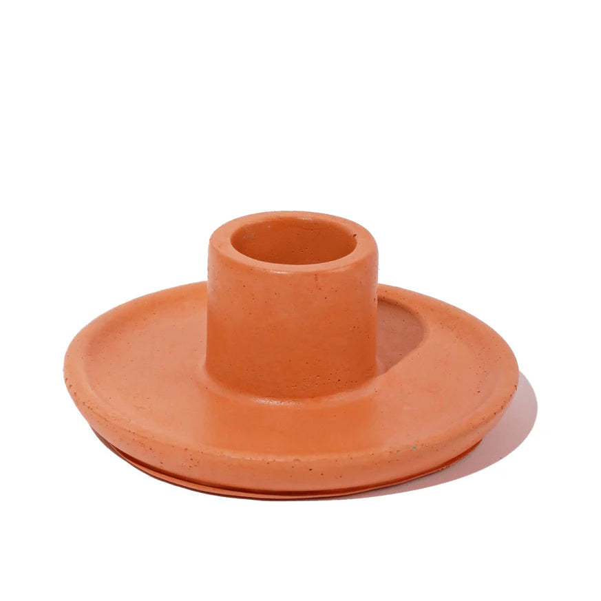Mesa Taper Candle Holder - Terracotta