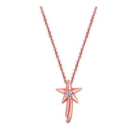 Wishing Star Rose Gold Necklace