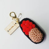 Sushi Uni & Tobiko Crotchet Keychain