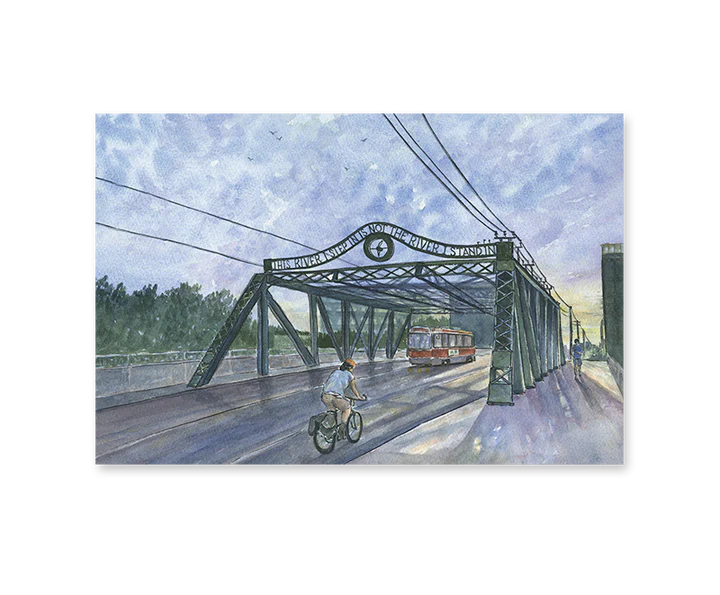 Queen St. Viaduct Postcard