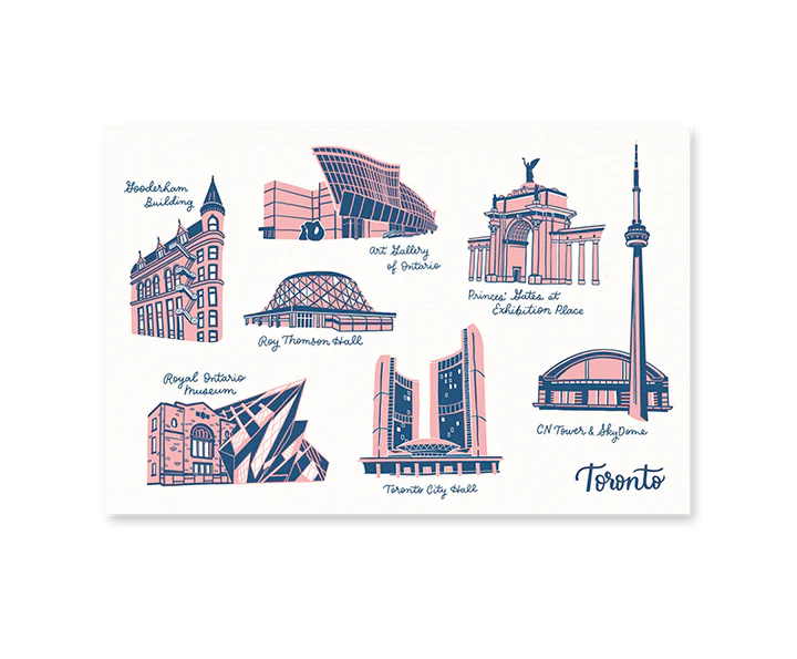 TO Landmarks Postcard