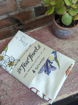 Canadian Wildflower Tea Towel