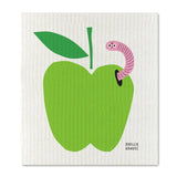 Apple & Worm Sponge Cloth