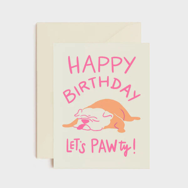 Let's PAWty, Birthday Card