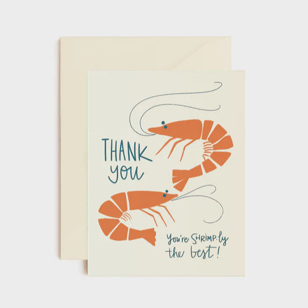 Shrimp-ly The Best, Thank You Card