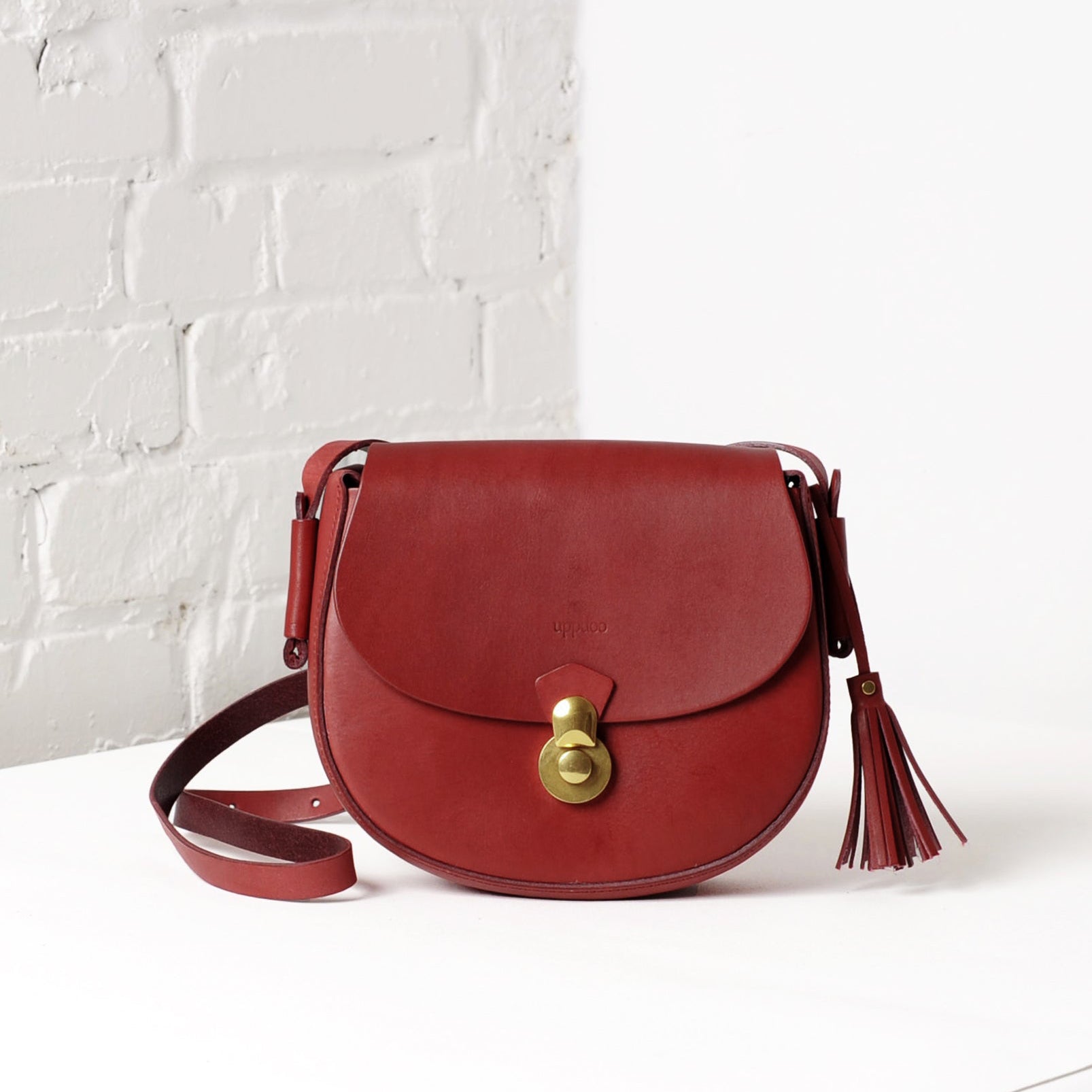 Vive 2.0 Saddle Crossbody Bag - Bordeaux Red