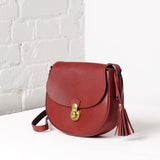 Vive 2.0 Saddle Crossbody Bag - Bordeaux Red