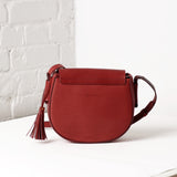 Vive 2.0 Saddle Crossbody Bag - Bordeaux Red