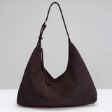 Sloan XL Shoulder Bag -Suede Espresso