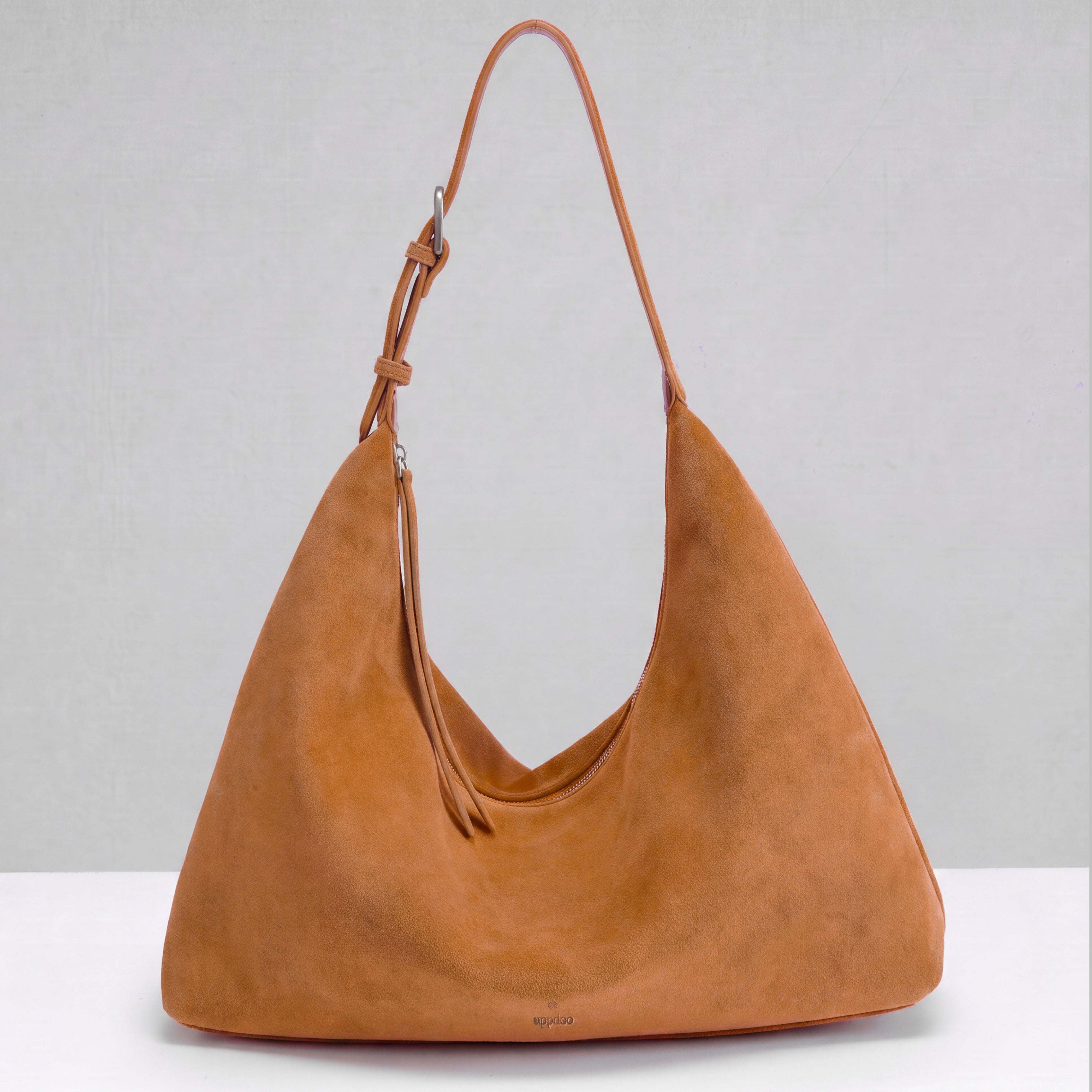 Sloan XL Shoulder Bag - Suede Tan