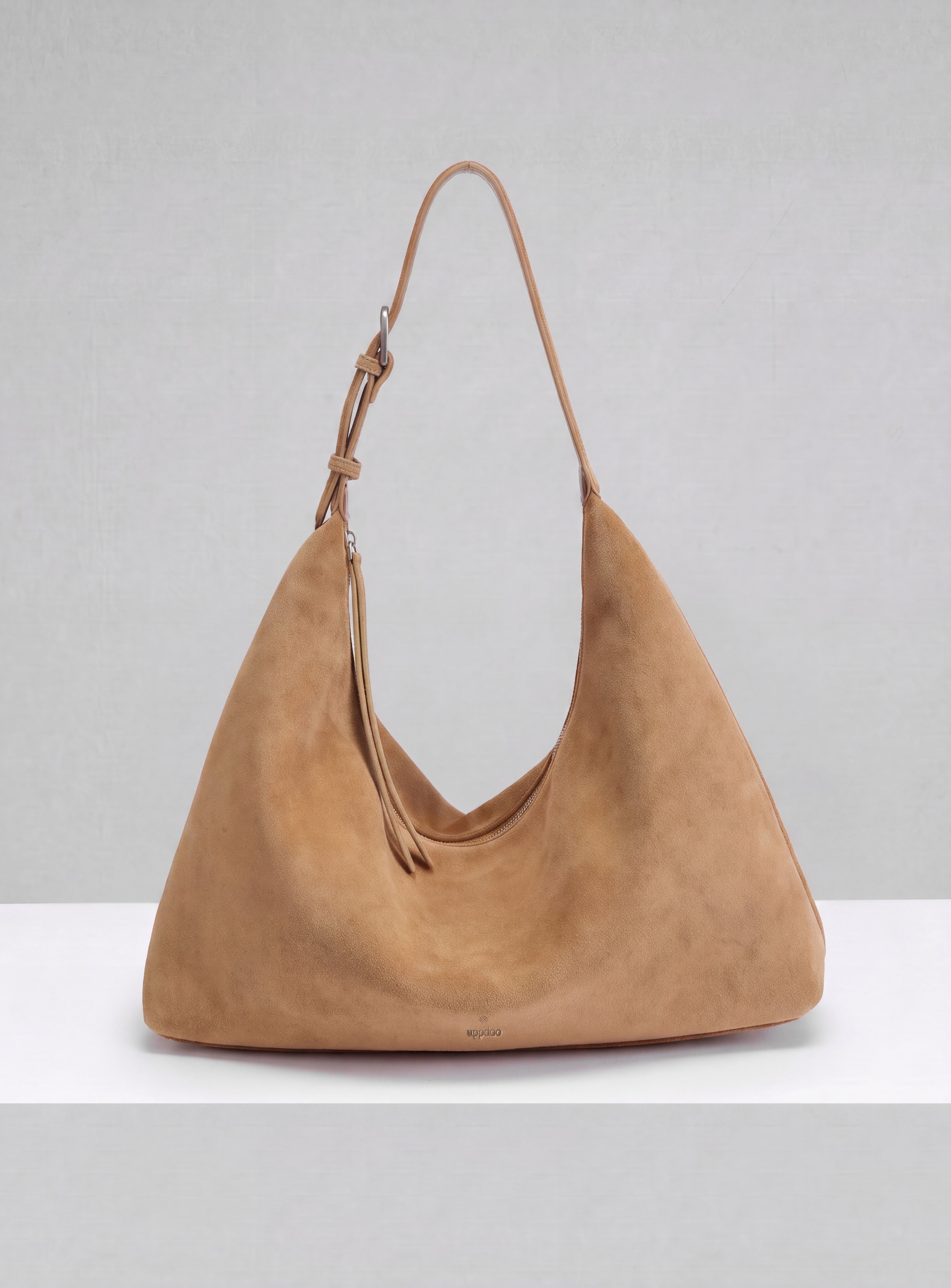 Sloan XL Shoulder Bag - Suede Taupe