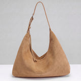 Sloan XL Shoulder Bag - Suede Taupe