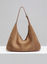 Sloan XL Shoulder Bag - Suede Taupe