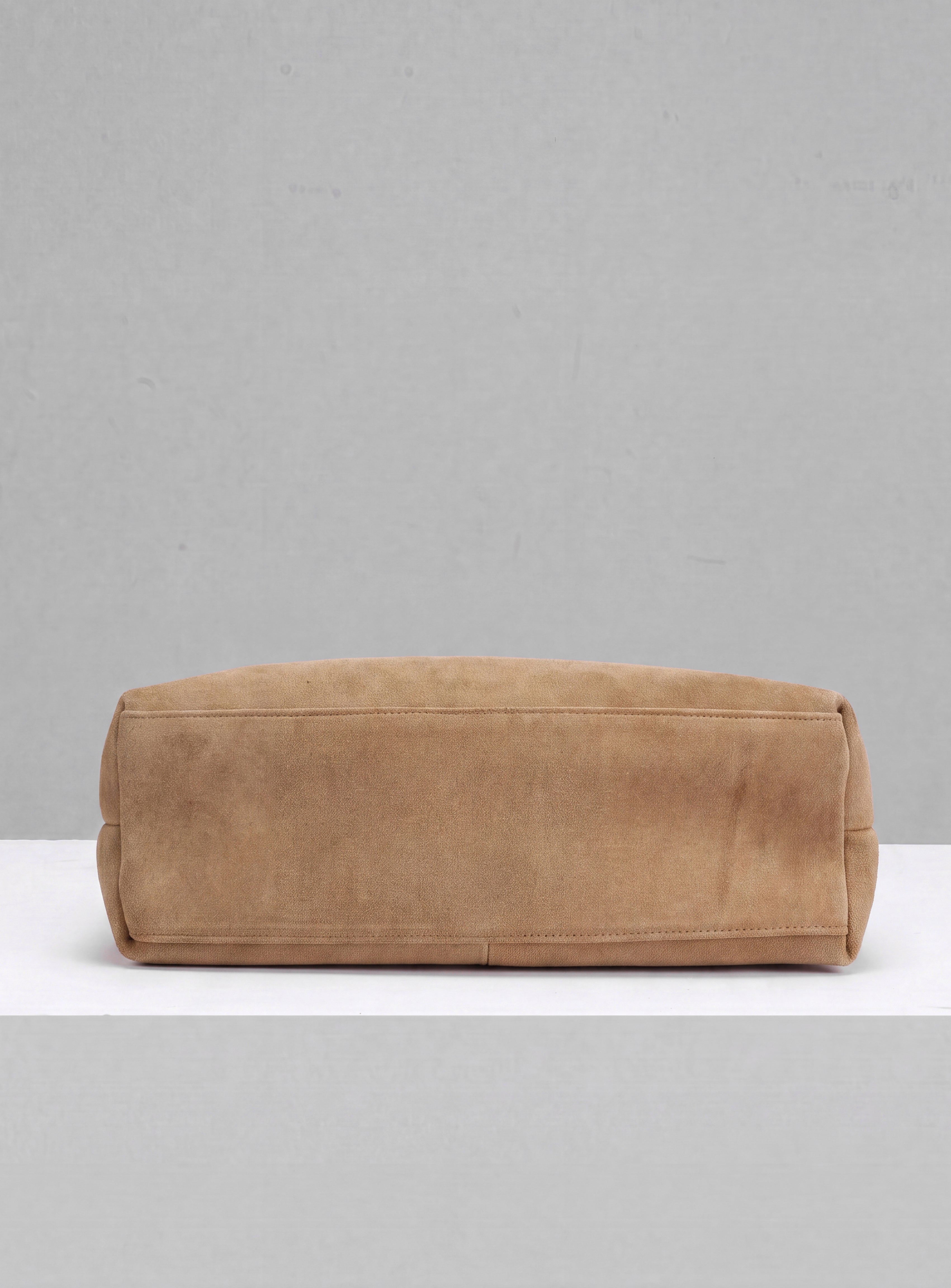 Sloan XL Shoulder Bag -Suede Espresso