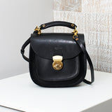 'Summit' Classic Mini Saddle Bag - Black