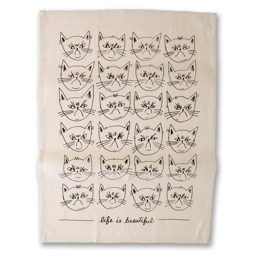 Snitty Kitty Tea Towel