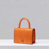 Turn-loc Mini Satchel - Tan