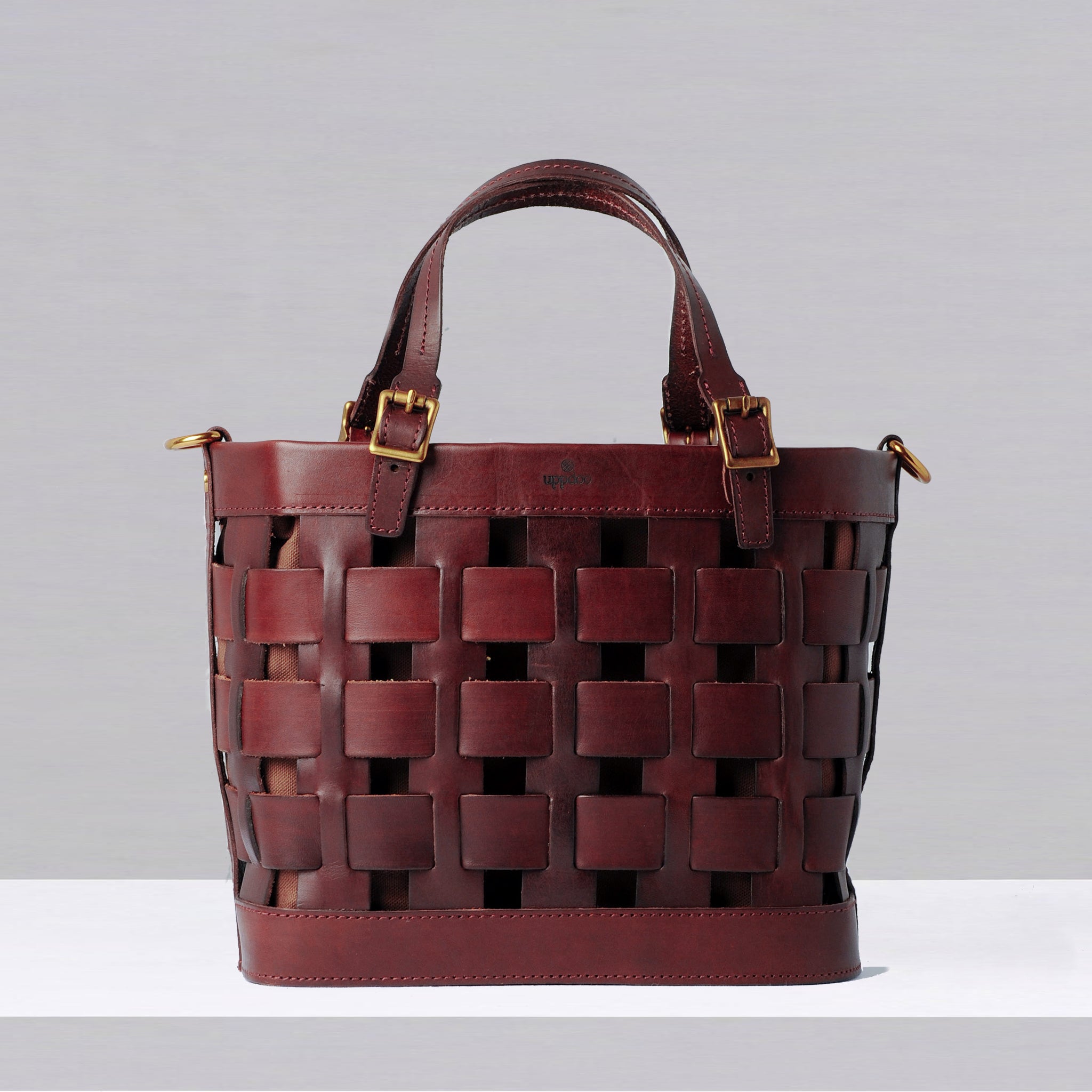Venture Basket Tote - Oxblood