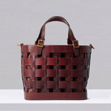 Venture Basket Tote - Oxblood
