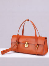 Vive 2.0 Classic Baguette Satchel- Tan