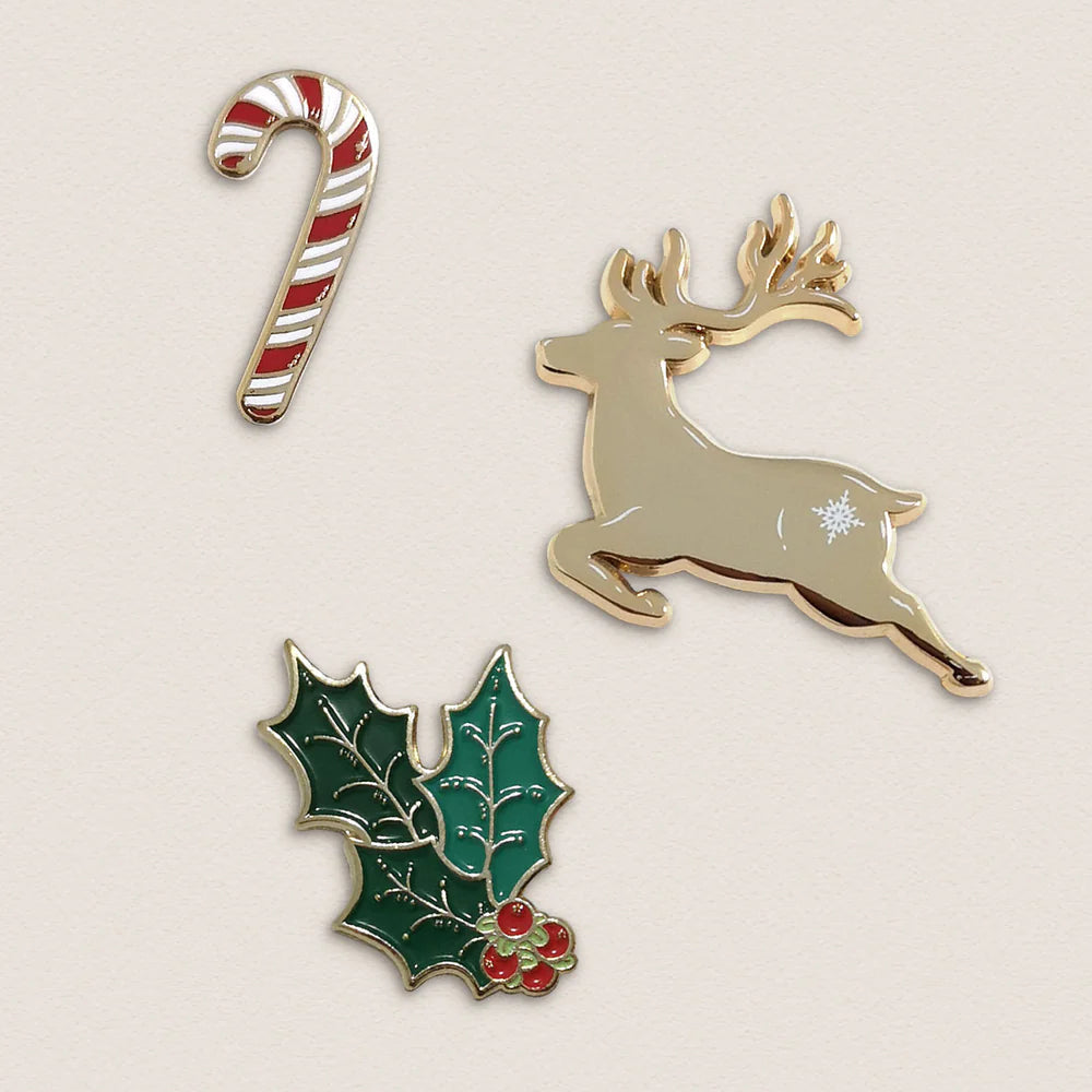 Holiday Candy Cane Pin