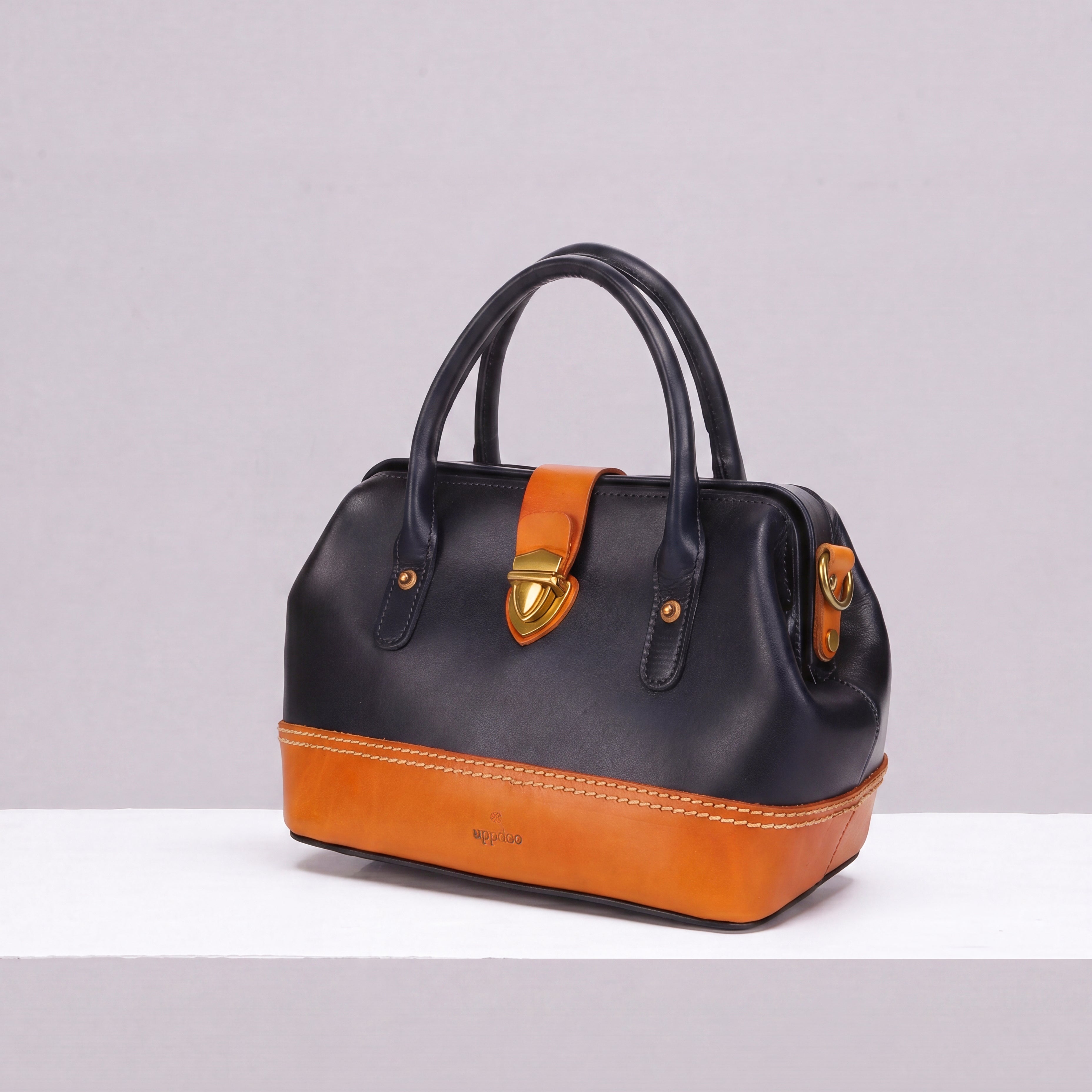 Wonder 'XL' Vintage Top-handle Satchel - Black
