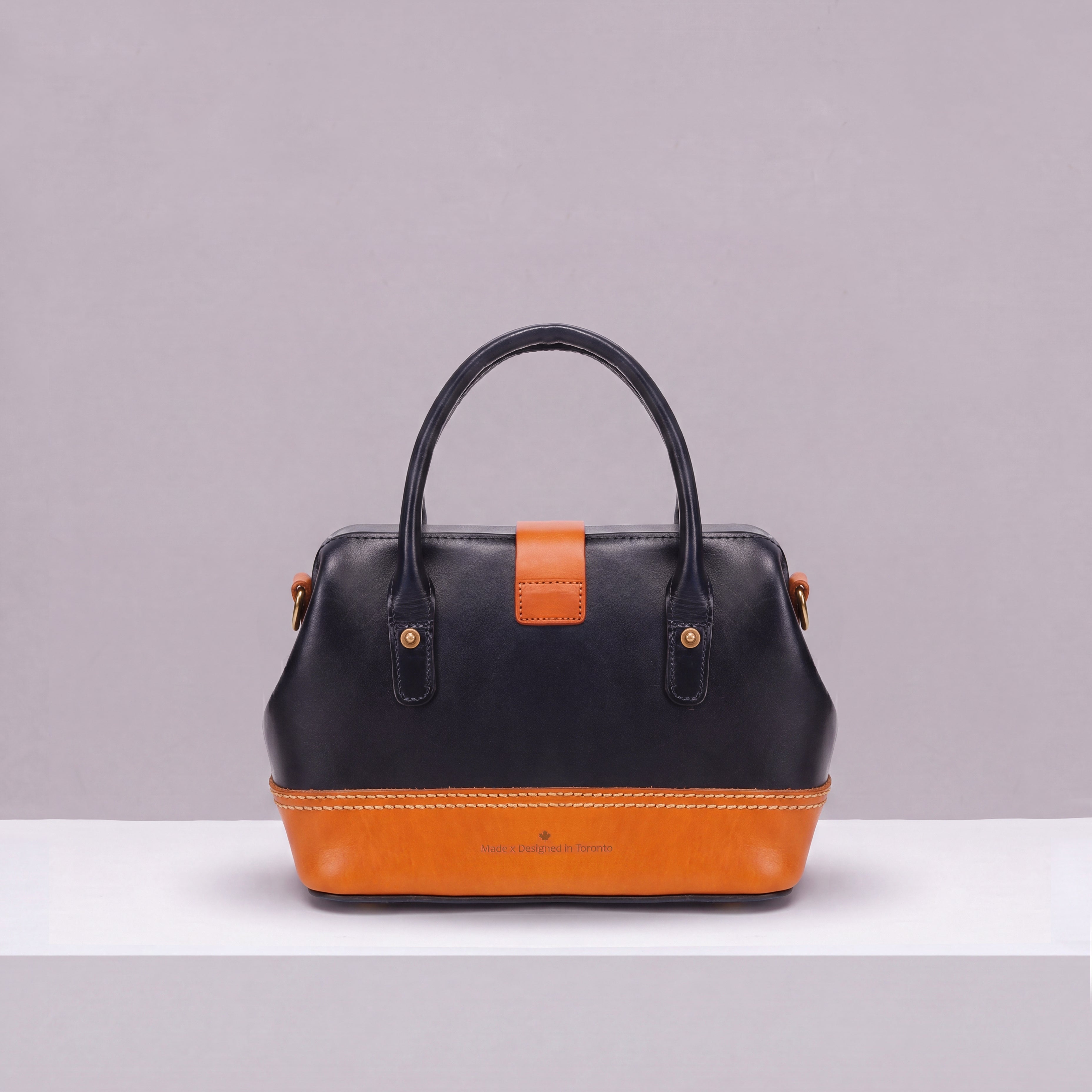Wonder 'XL' Vintage Top-handle Satchel - Black