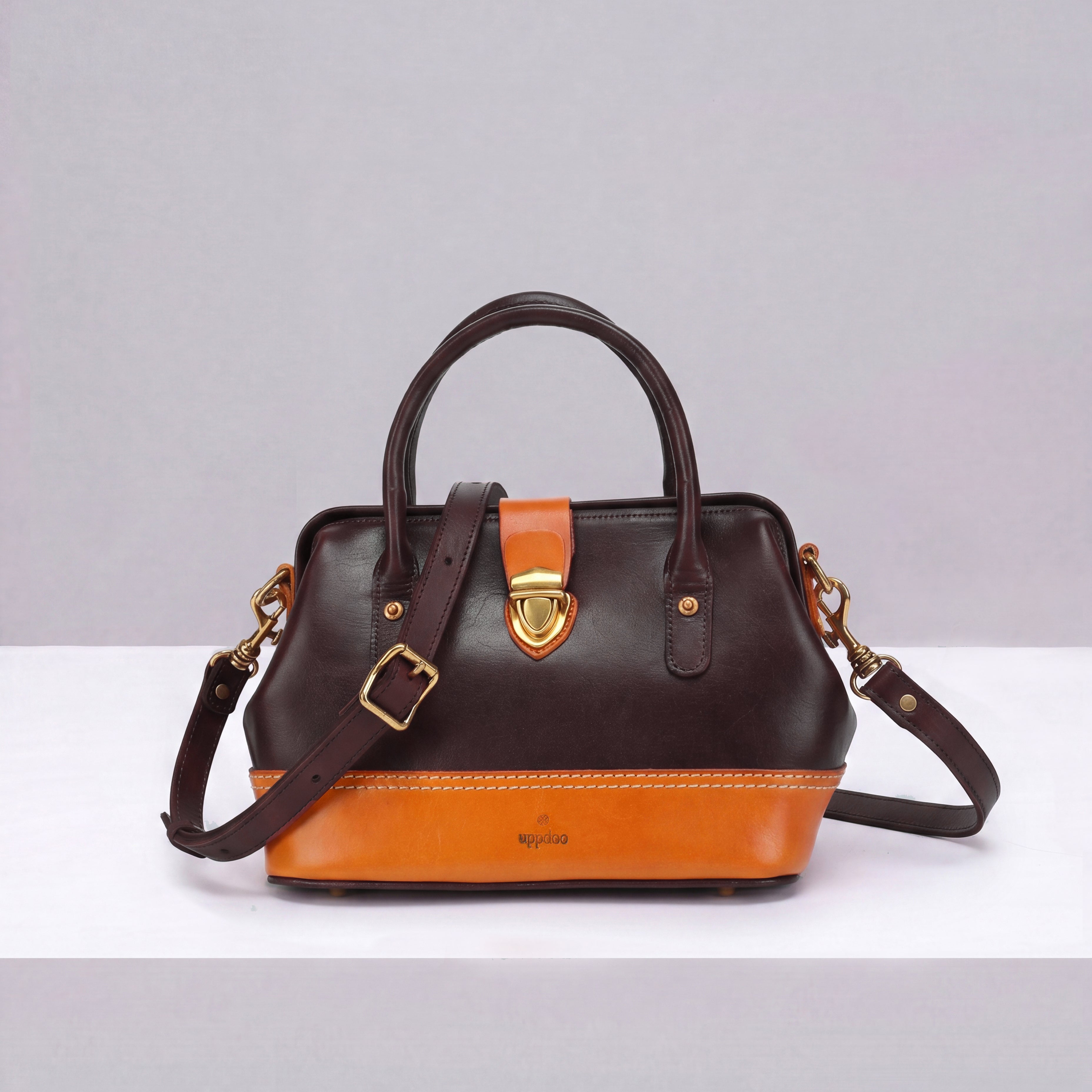 Wonder 'XL' Vintage Top-handle Satchel - Espresso