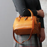 Wonder 'XL' Vintage Top-handle Satchel - Oxblood