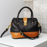Wonder 'XL' Vintage Top-handle Satchel - Black