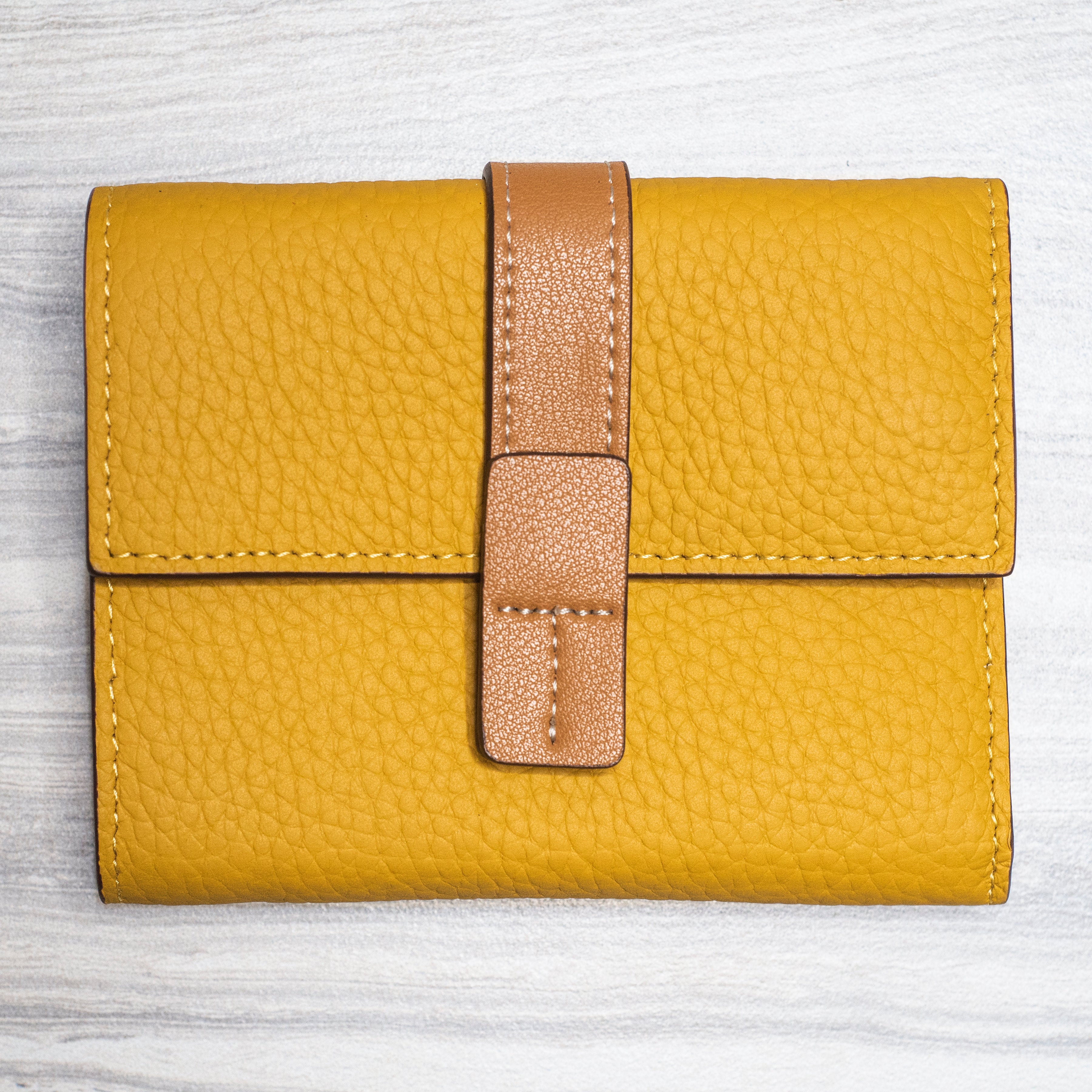 TOGO Two-tone Tri-fold Wallet