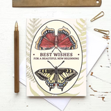 Best Wishes Butterfly Card