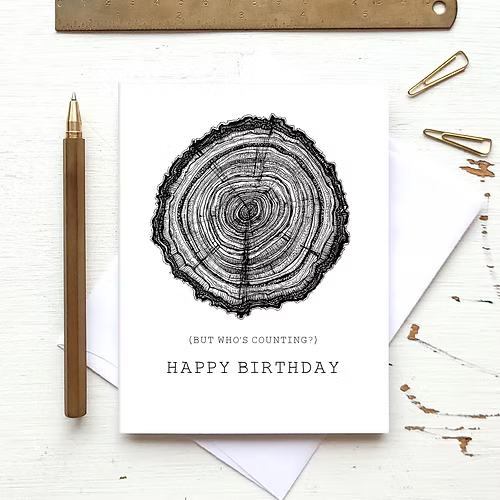 Birthday Tree Ring Card