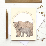 Baby Bear & Cub Card