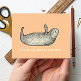 Wedding Seal of Approval Card