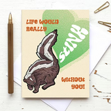 Love Skunk Card