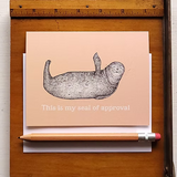 Wedding Seal of Approval Card