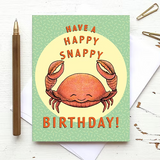 Birthday Snappy Crab Card