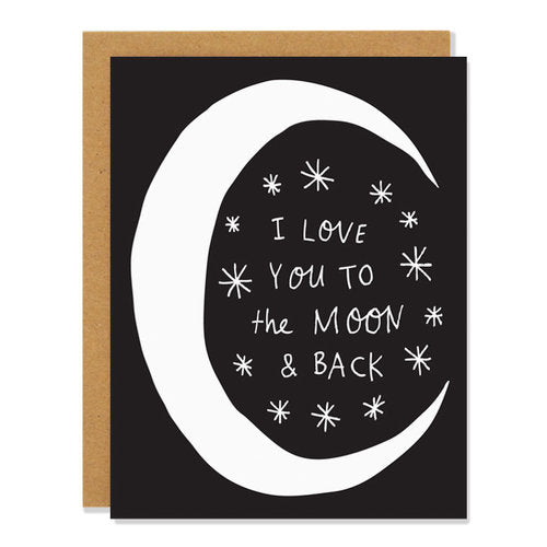 Love Moon & Back Card