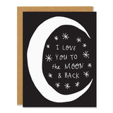 Love Moon & Back Card