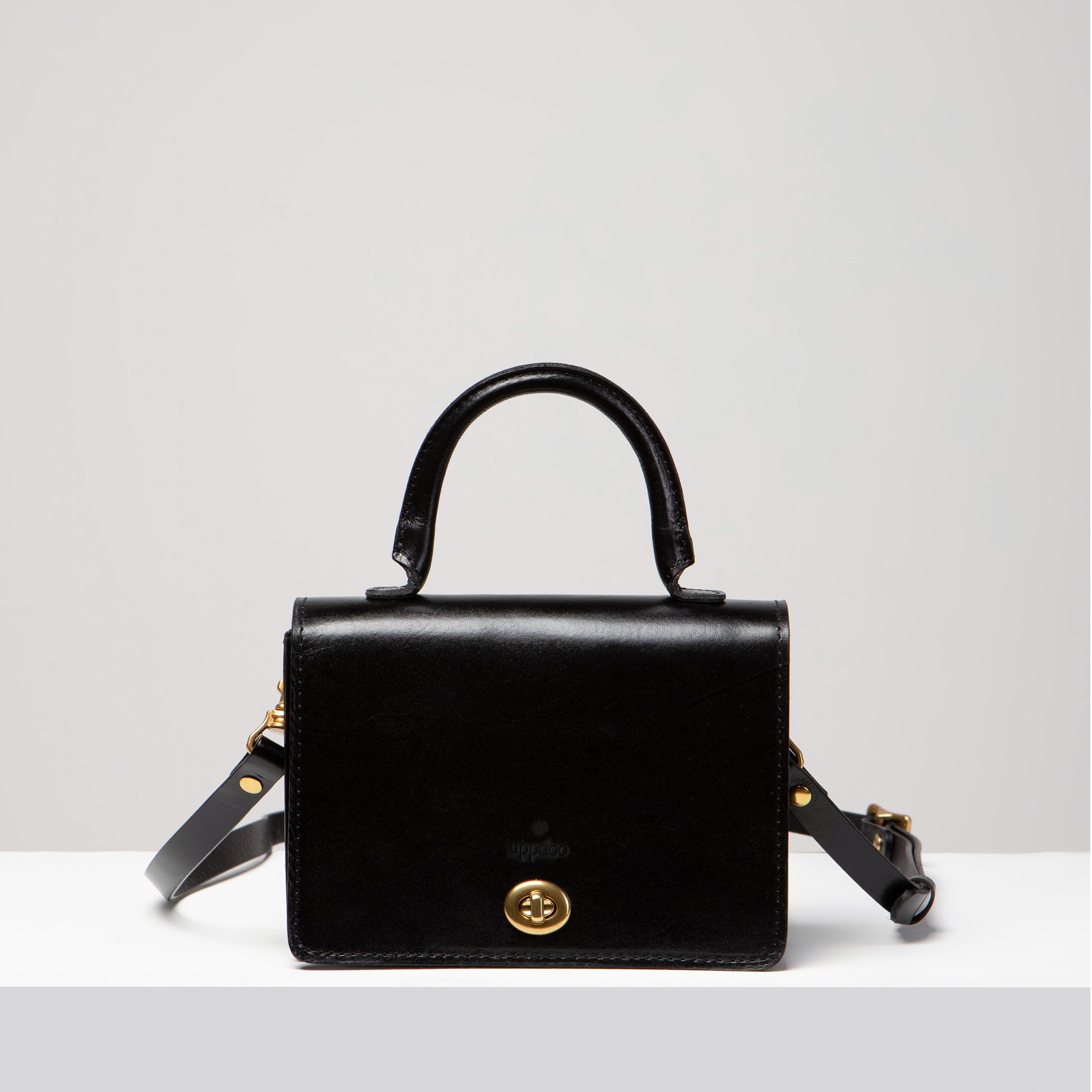 Turn-loc Mini Satchel - Black