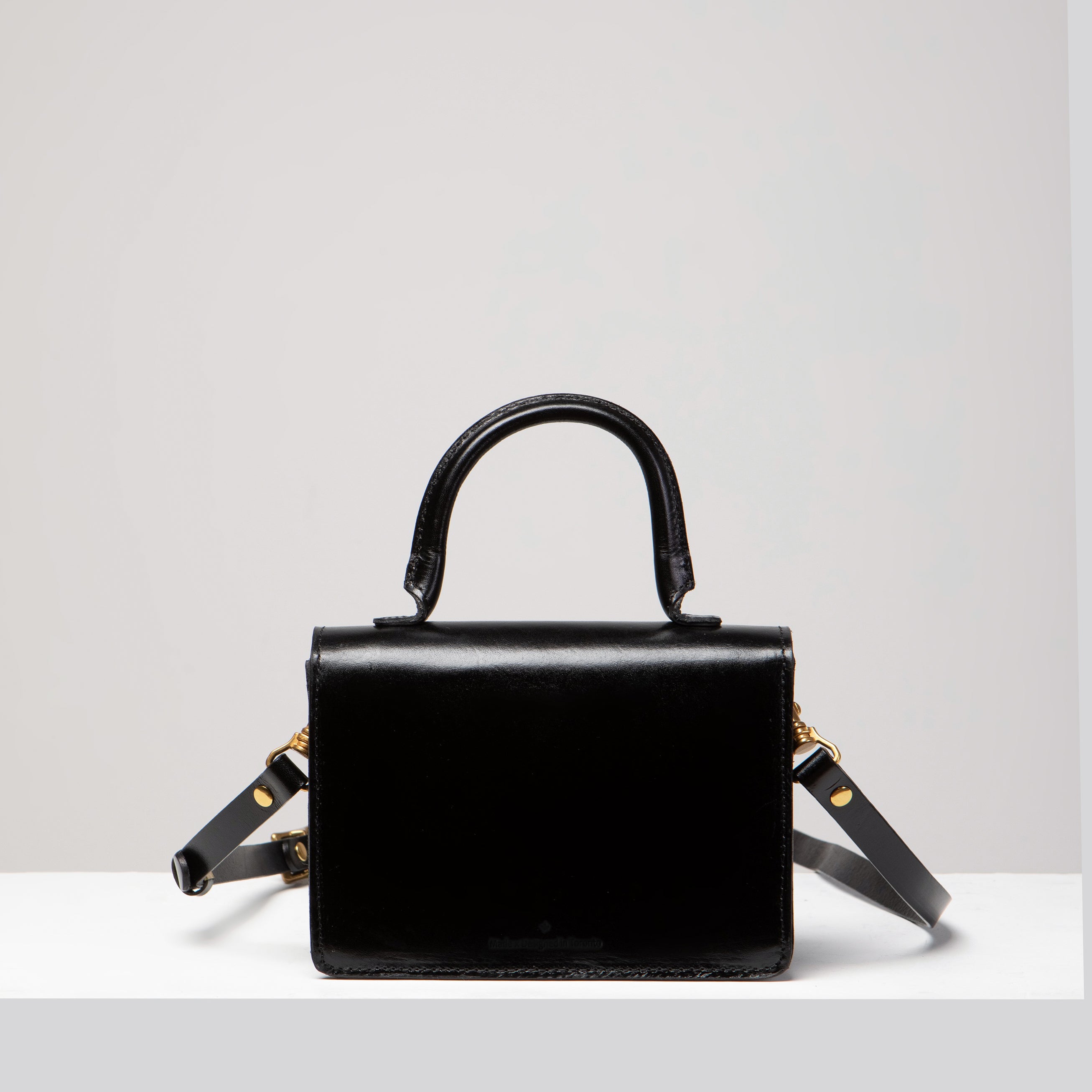 Turn-loc Mini Satchel - Black