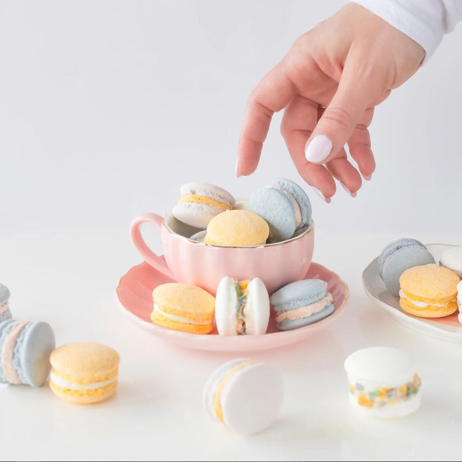 Cotton Candy Bath Macarons