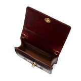 Turn-loc Mini Satchel - Chestnut