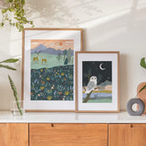 Deers 12x18" Art Print
