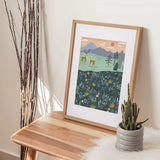Deers 12x18" Art Print