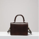 Turn-loc Mini Satchel - Espresso