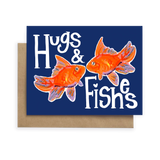 Hugs & Fishes Card